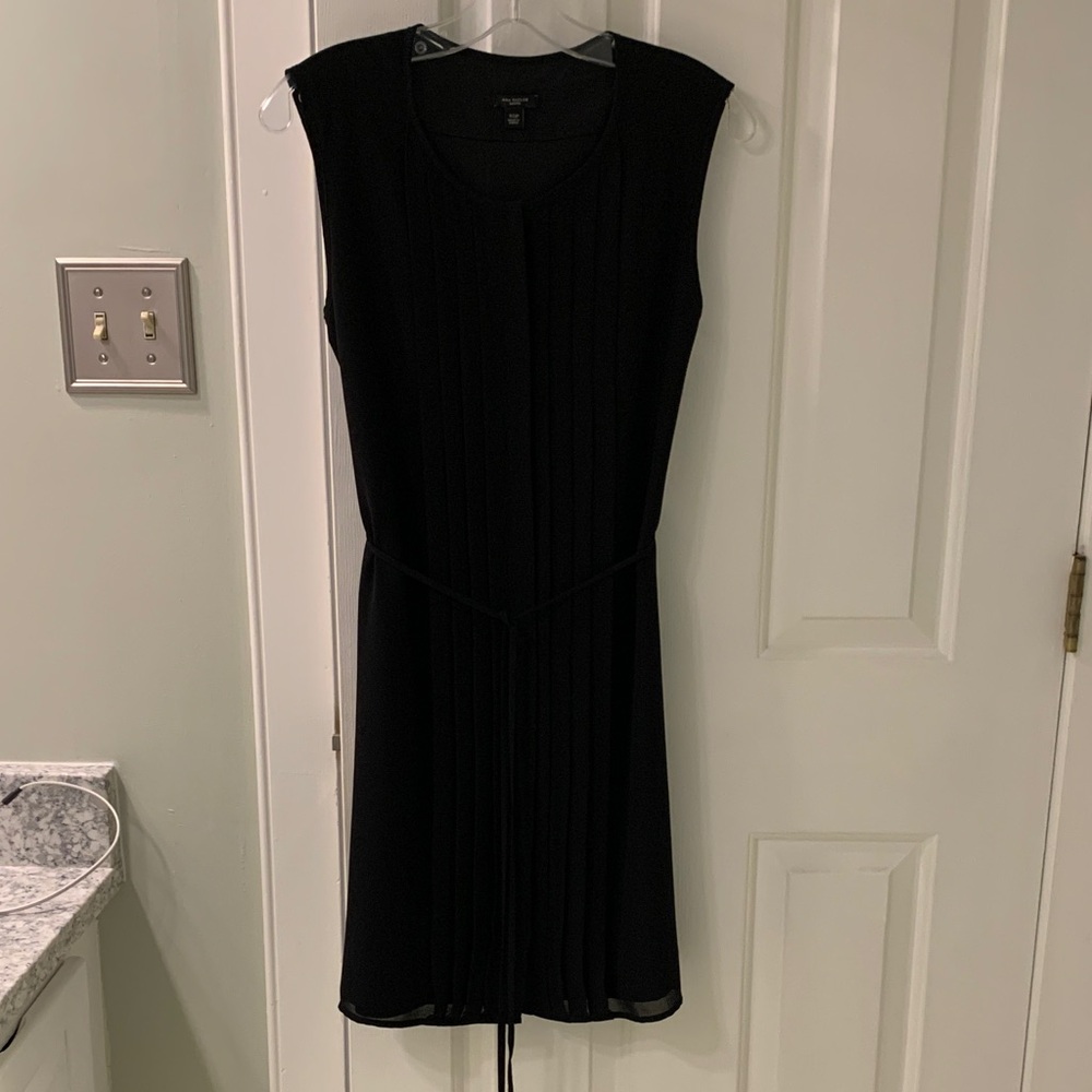 Ann Taylor Black Midi Dress